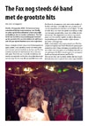 Artikel over optreden The Fax op het Straatfestival 2004 in Zwolle